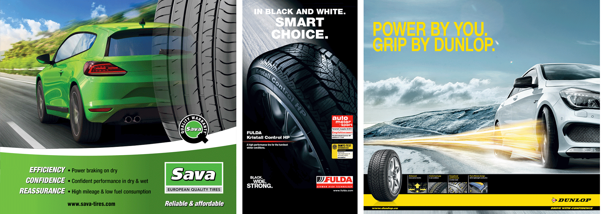 Goodyear Dunlop Sava Tires, kreativna zasnova oglaševalske kampanje blagovne znamke