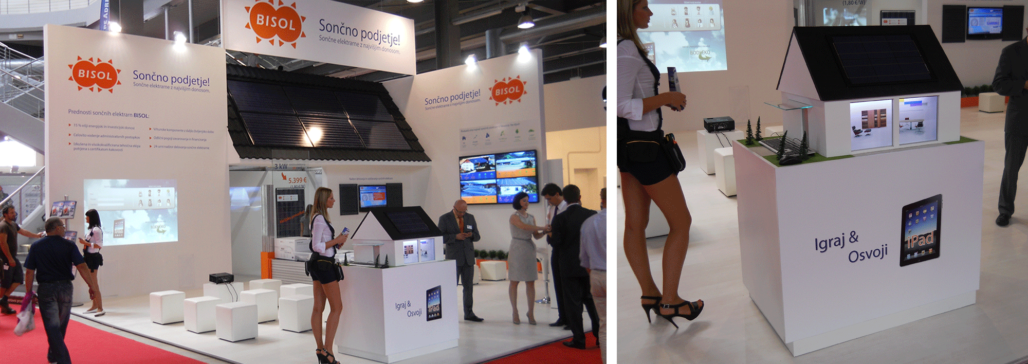 Bisol, projekt in izvedba sejemske stojnice, MOS Celje