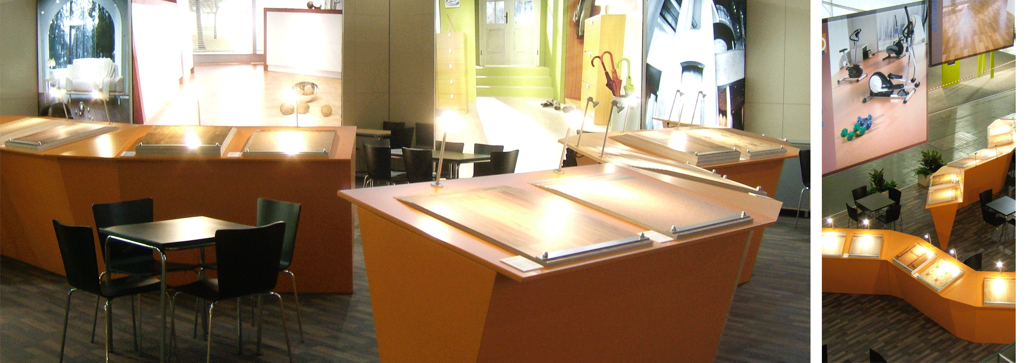 Juteks, koncept in načrtovanje sejemske stojnice, Domotex Hannover