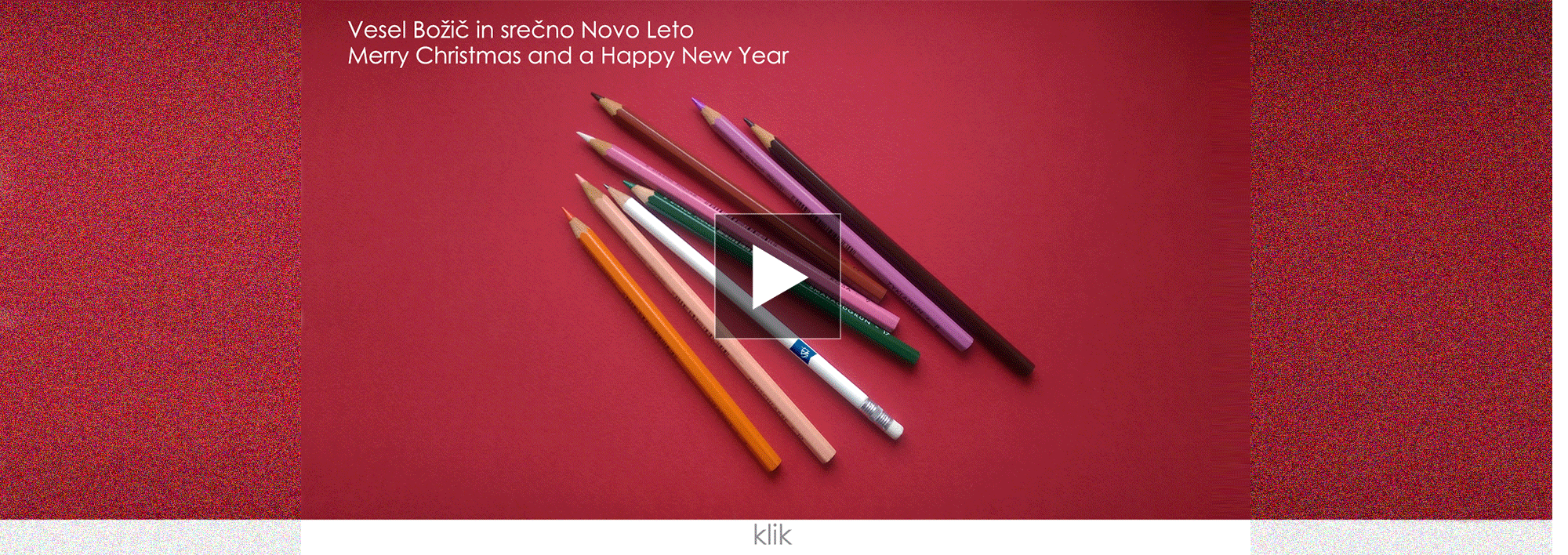 Samopromocija, idejna zasnova in produkcija novoletne voščilnice