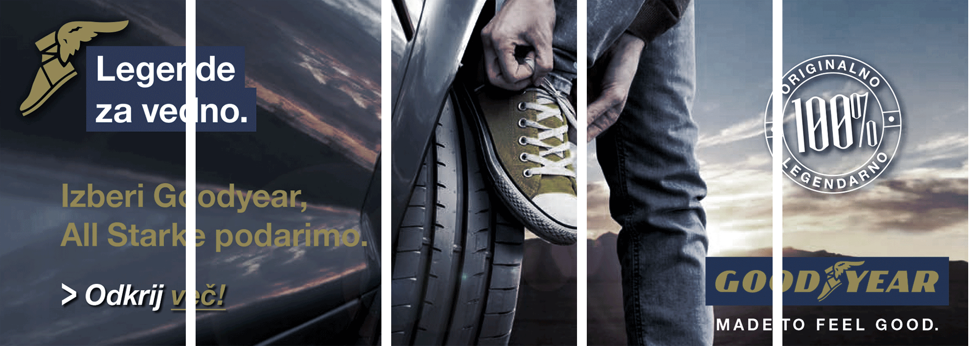 Goodyear, kreativna zasnova komunikacijske akcije blagovne znamke