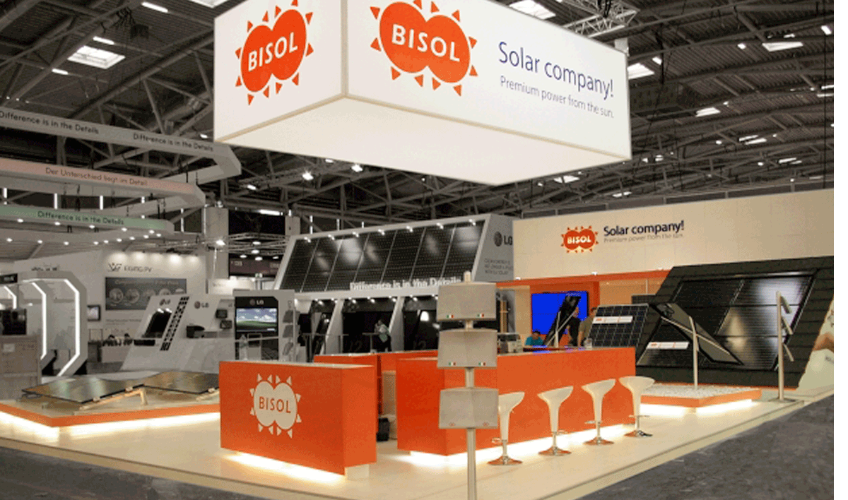 Bisol, projekt celostno arhitekturne grafične zasnove sejemske predstavitve