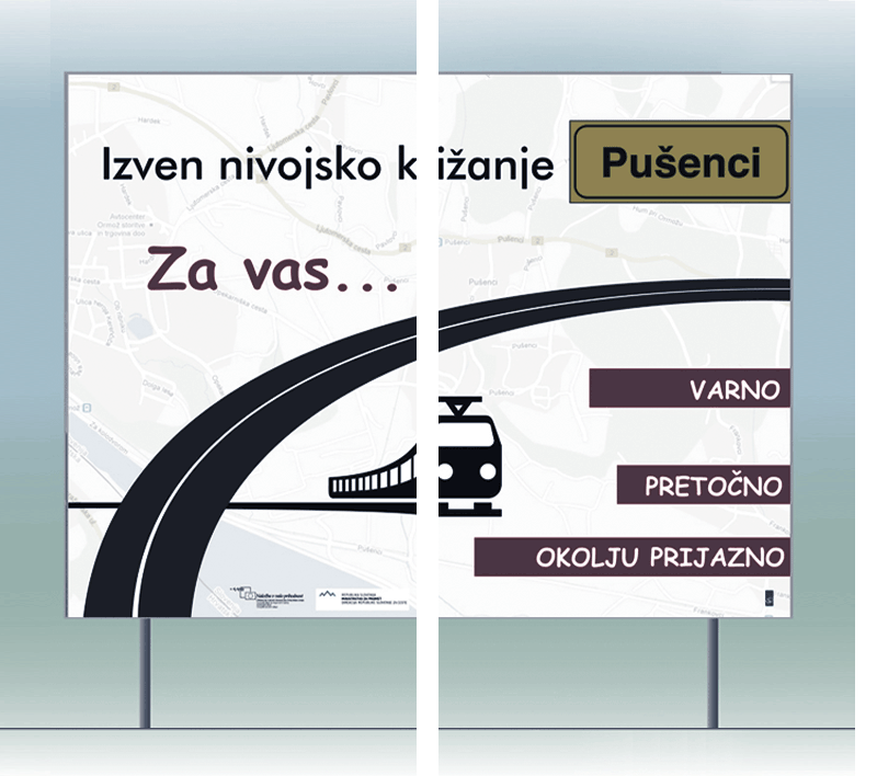 DRSC, kreativna zasnova oglaševalske akcije in oblikovanje elementov vizualnih komunikacij