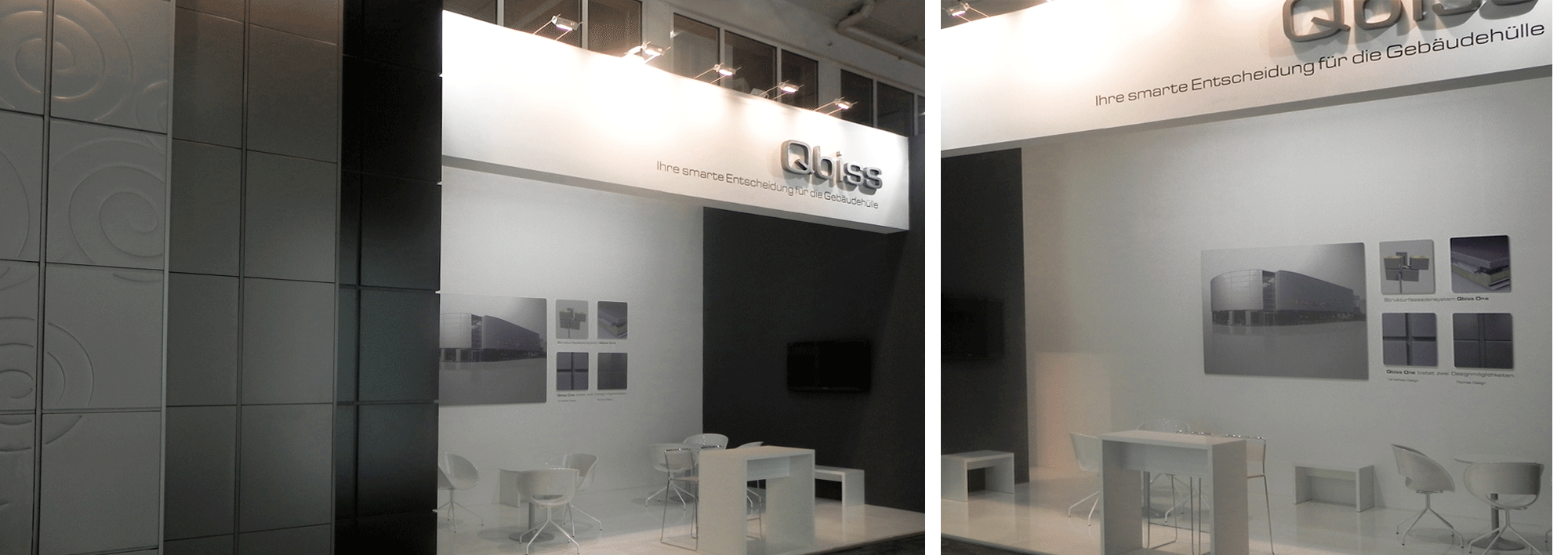 Trimo, projekt celostne arhitekturno grafične zasnove in izdelava sejemske stojnice, Bau Munchen