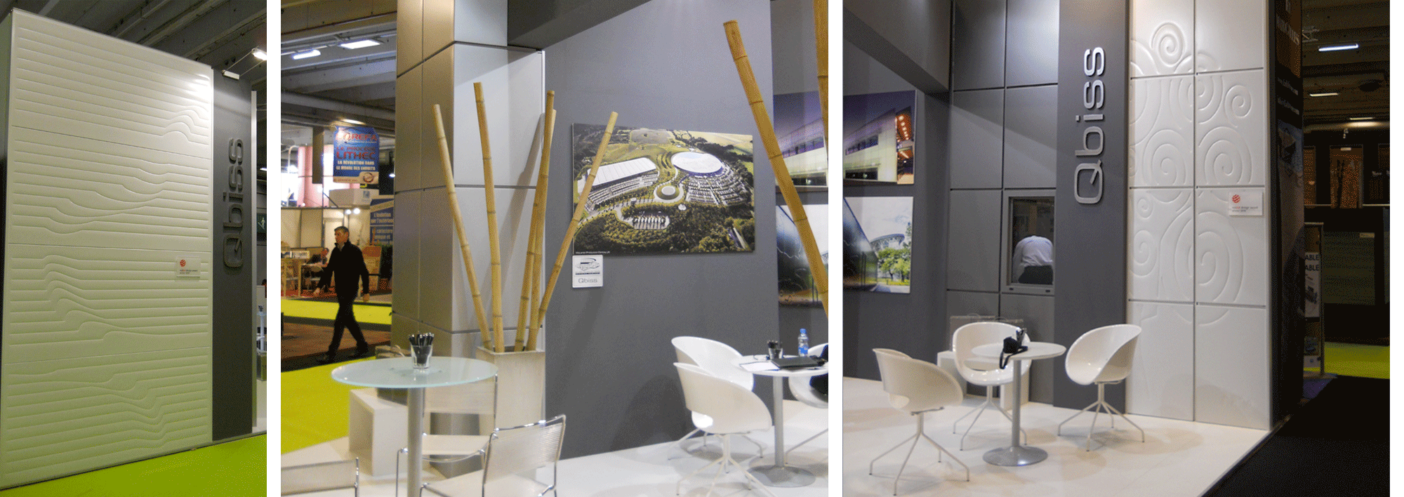 Trimo, projekt interiera razstavnega prostora in izdelava opreme, Bau Basel