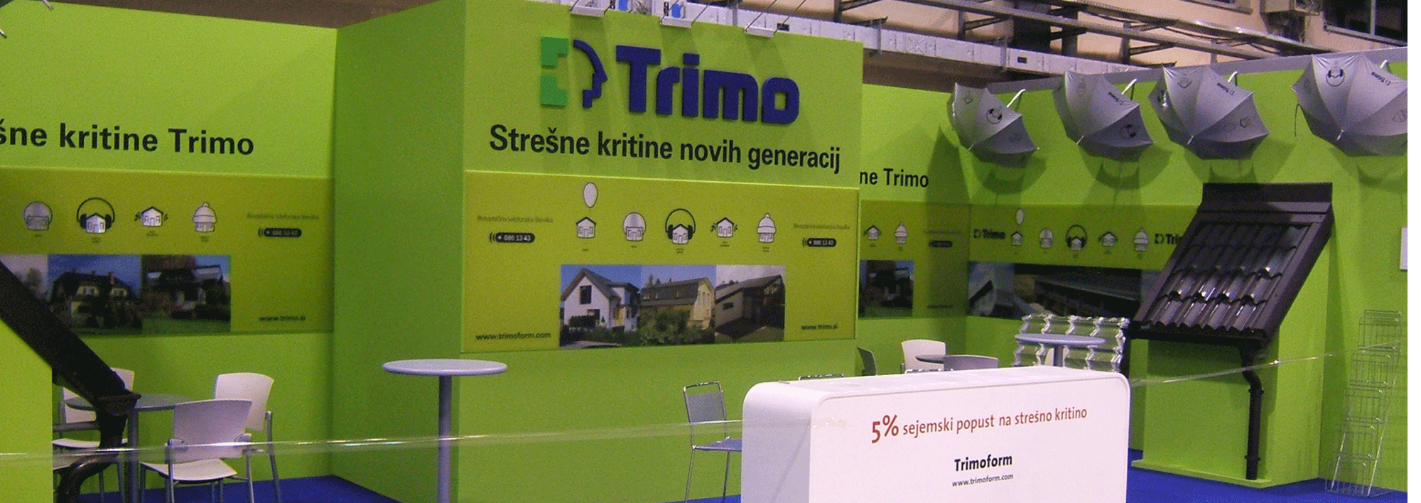 Trimo, projekt interiera razstavnega prostora, AA Dom Ljubljana