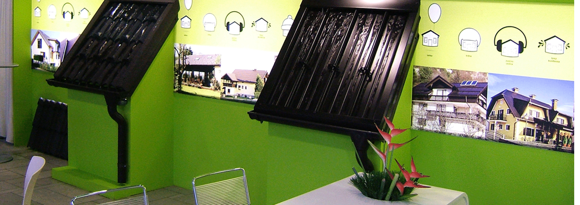 Trimo, idejna zasnova, projekt in postavitev sejemske stojnice, AA Dom Ljubljana