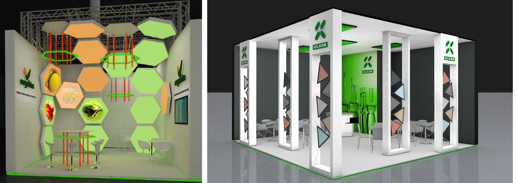 Silkem, idejna rešitev razstavnega prostora